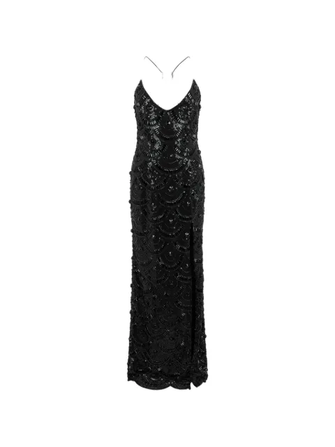 Philipp Plein Shiny Waves sequinned maxi dress