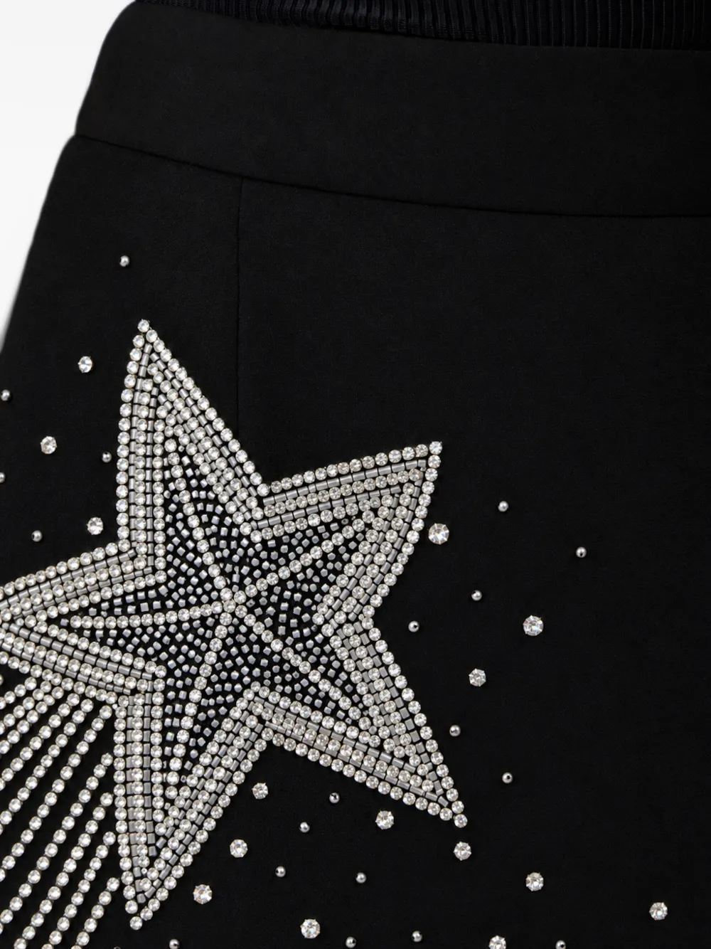 Philipp Plein mini skirt Space Zodiac Zwart