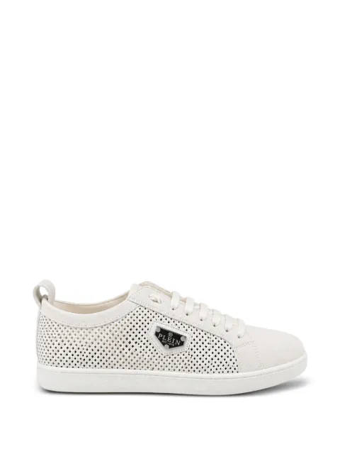 Philipp Plein perforated suede low-top sneakers