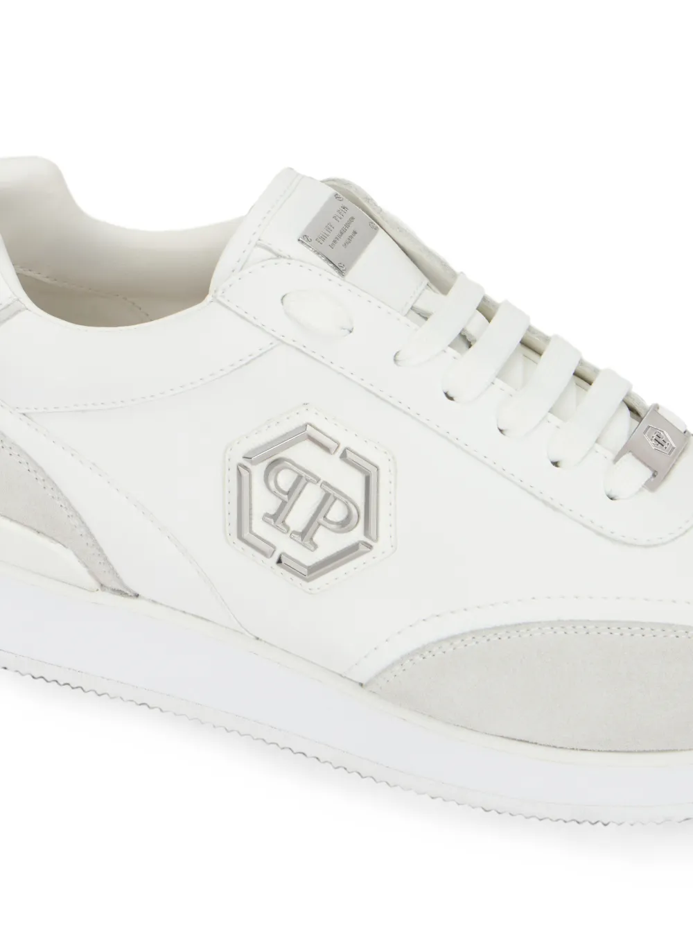 Philipp Plein Runner Hexagon Patch sneakers Wit