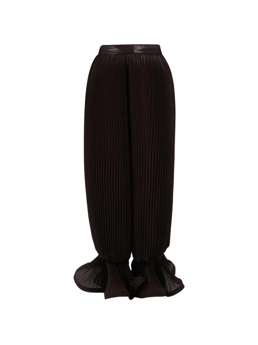 Rowen Rose pleated trousers - Marrone