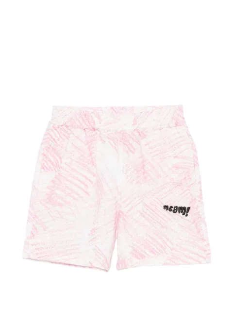 MSGM Kids shorts con logo bordado