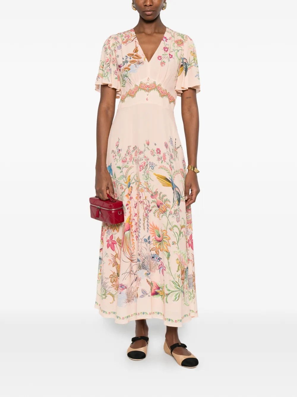 エトロ　ドレス ETRO フローラル ドレス | ピンク | FARFETCH JP