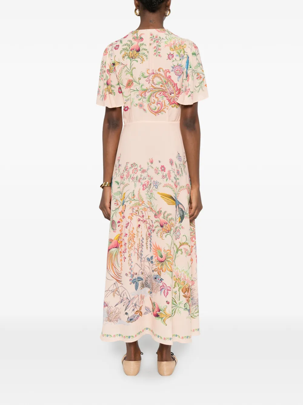 ETRO Jurk met bloemenprint Roze