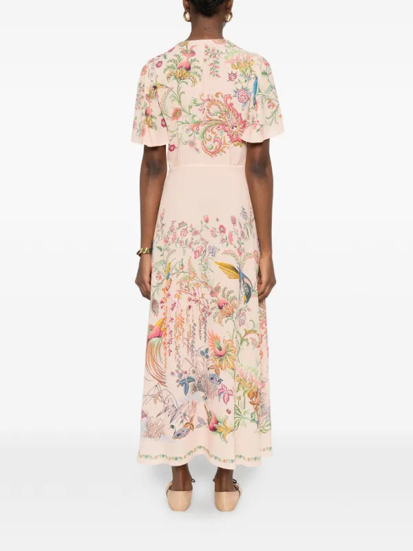 ETRO フローラル ドレス | ピンク | FARFETCH JP