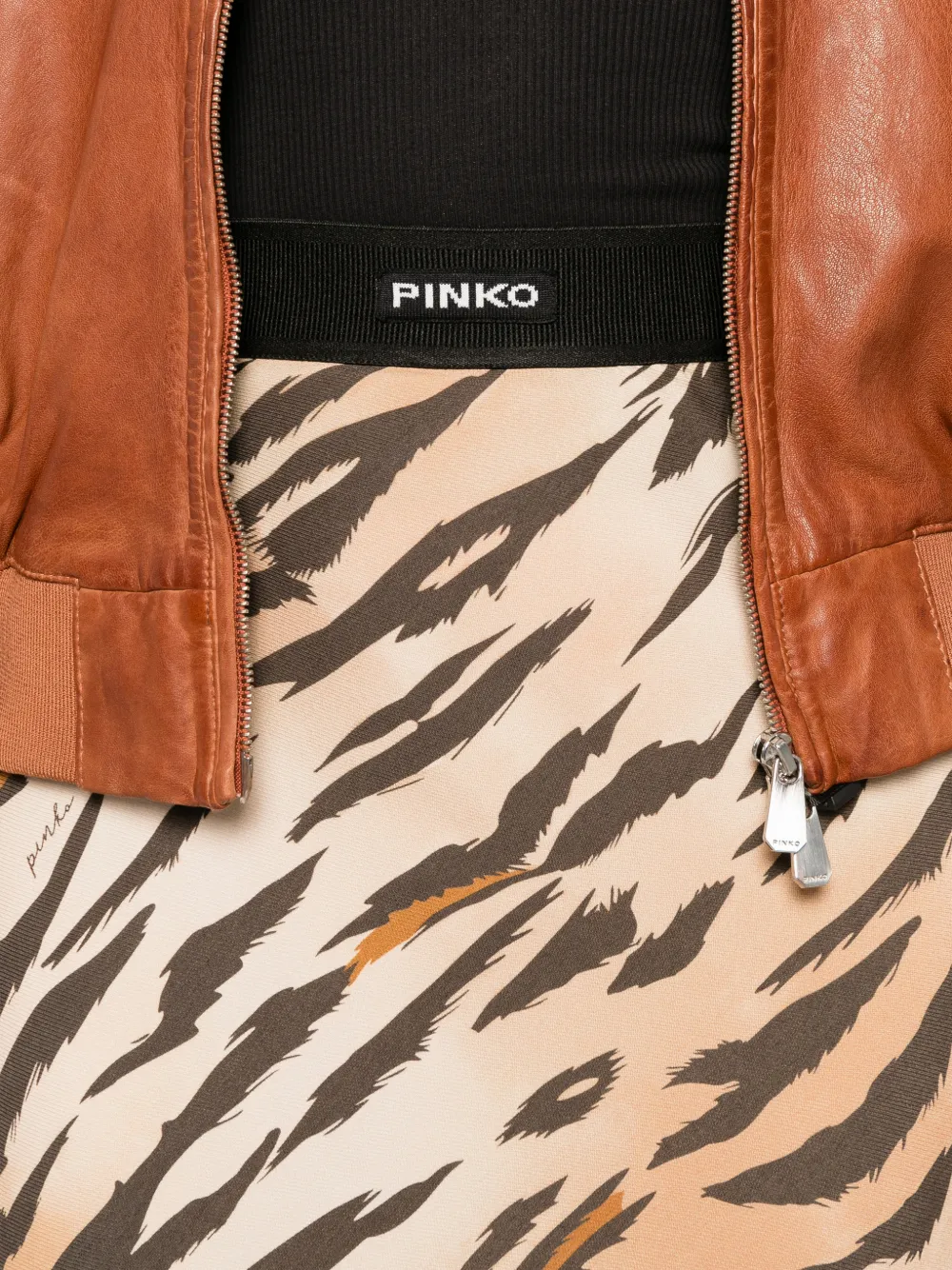 PINKO Hollie midi-rok Bruin