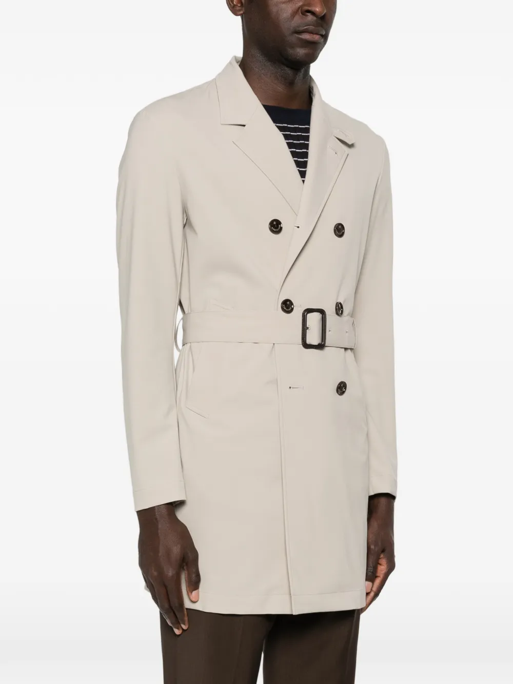  Montecore Double-breasted Trench Coat - Brown 