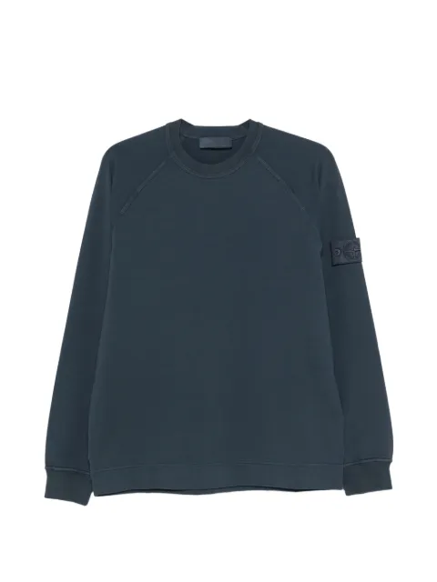 Stone Island patch crew-neck sweatshirt