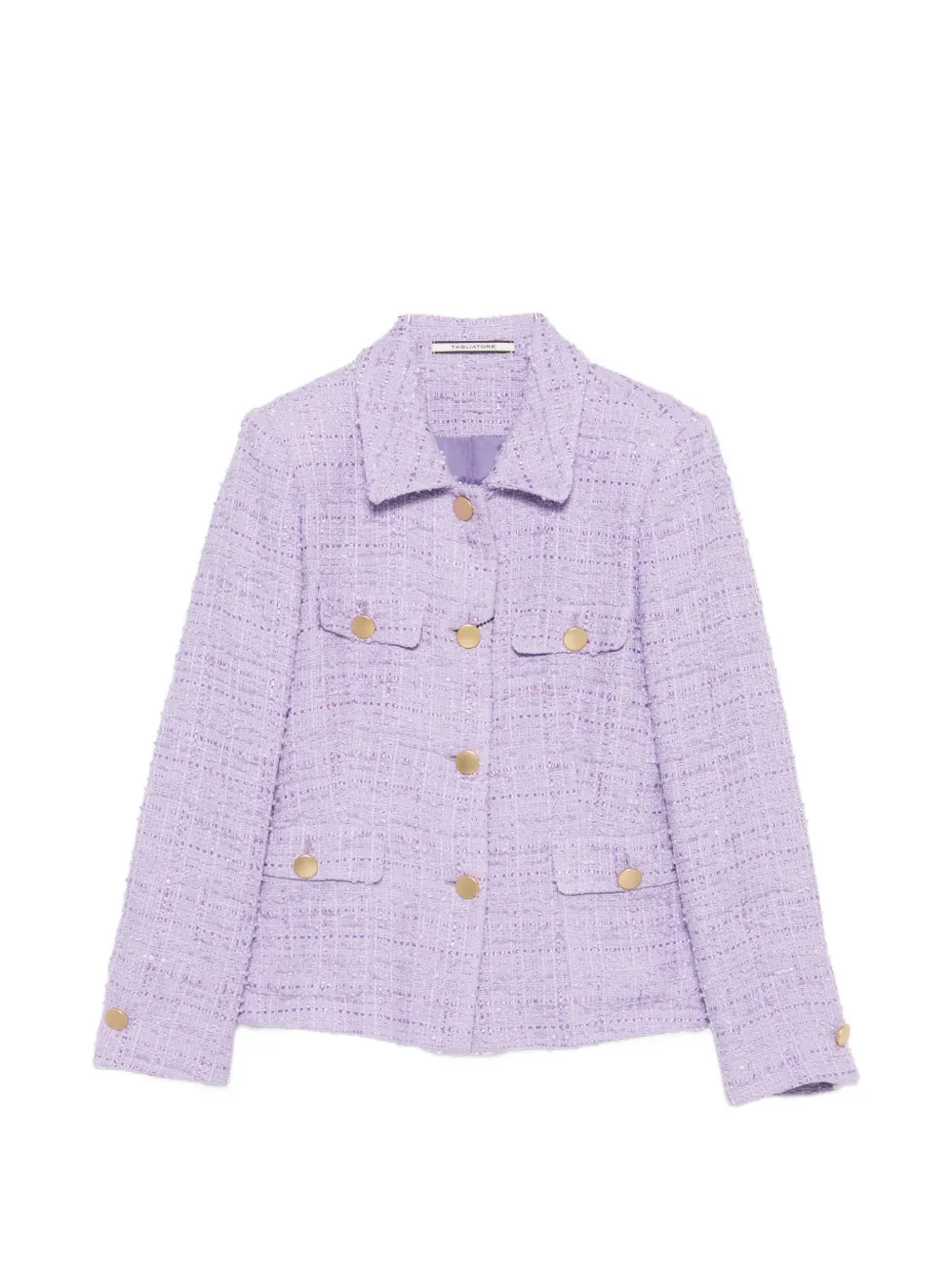 Tagliatore buttoned flap jacket - Viola