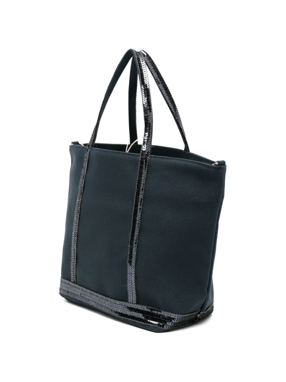  Vanessa Bruno Small Cabas Sequin-embellished Tote Bag - Blue 
