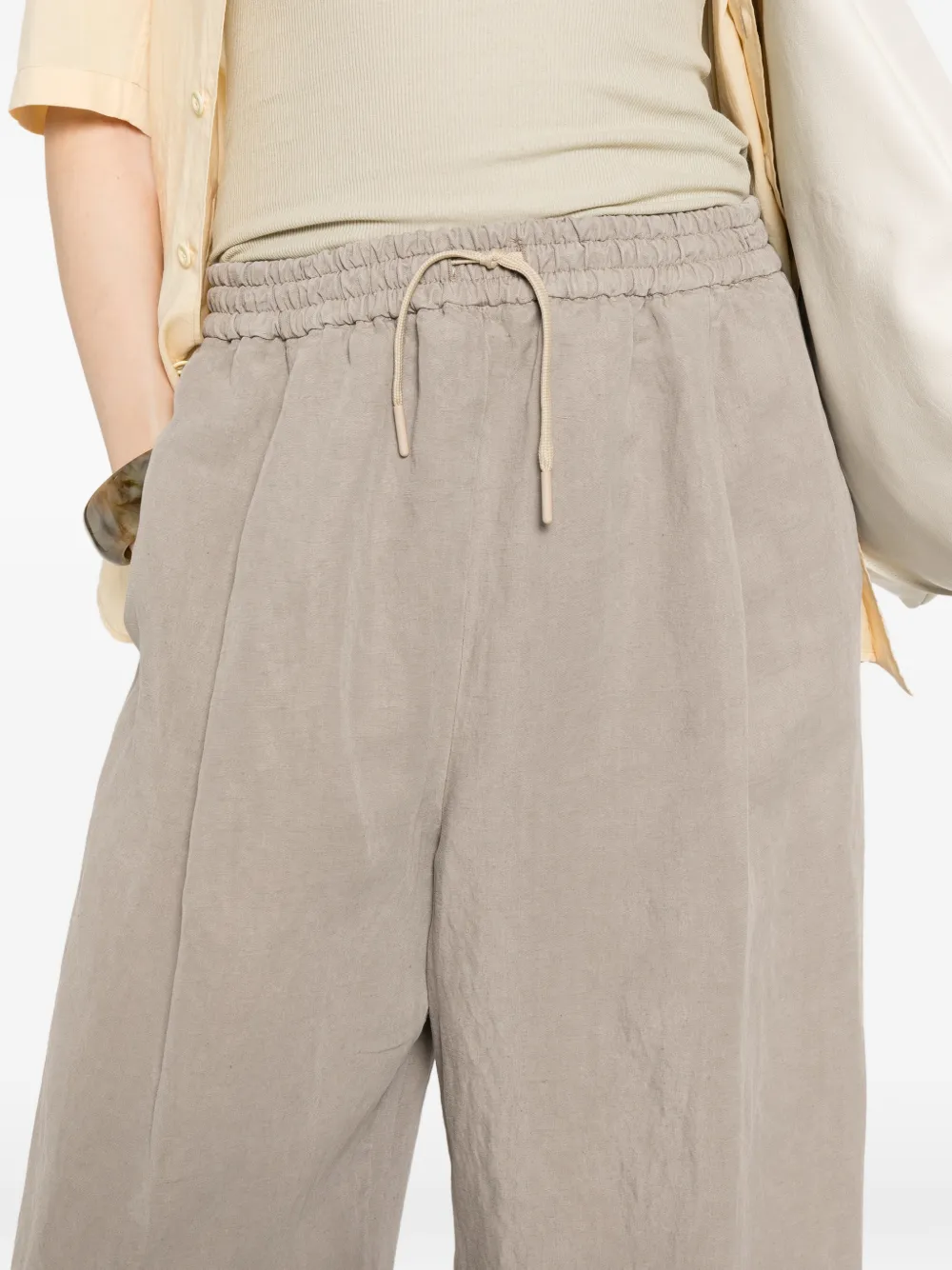 Berwich Geruite broek Bruin