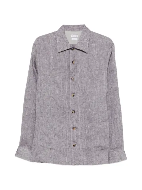 Brunello Cucinelli pocket button shirt