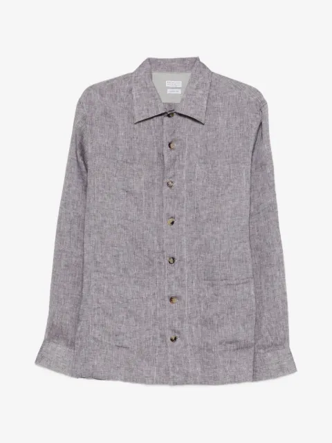 Brunello Cucinelli pocket button shirt