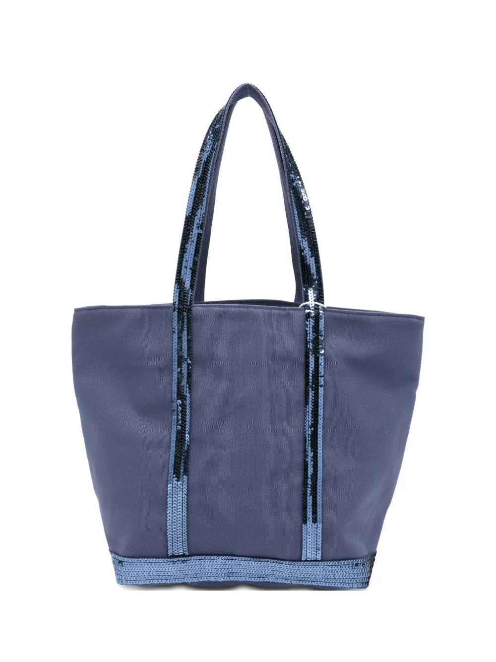Vanessa Bruno Medium Cabas Sequin-embellished Tote Bag In Blue