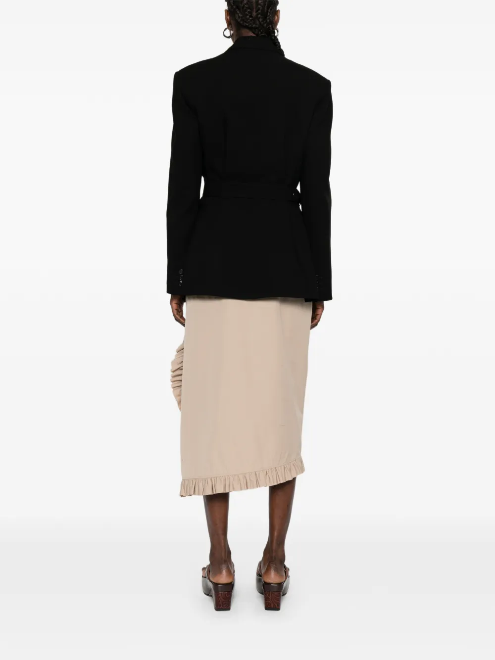LOEWE Blazer met gesp Zwart