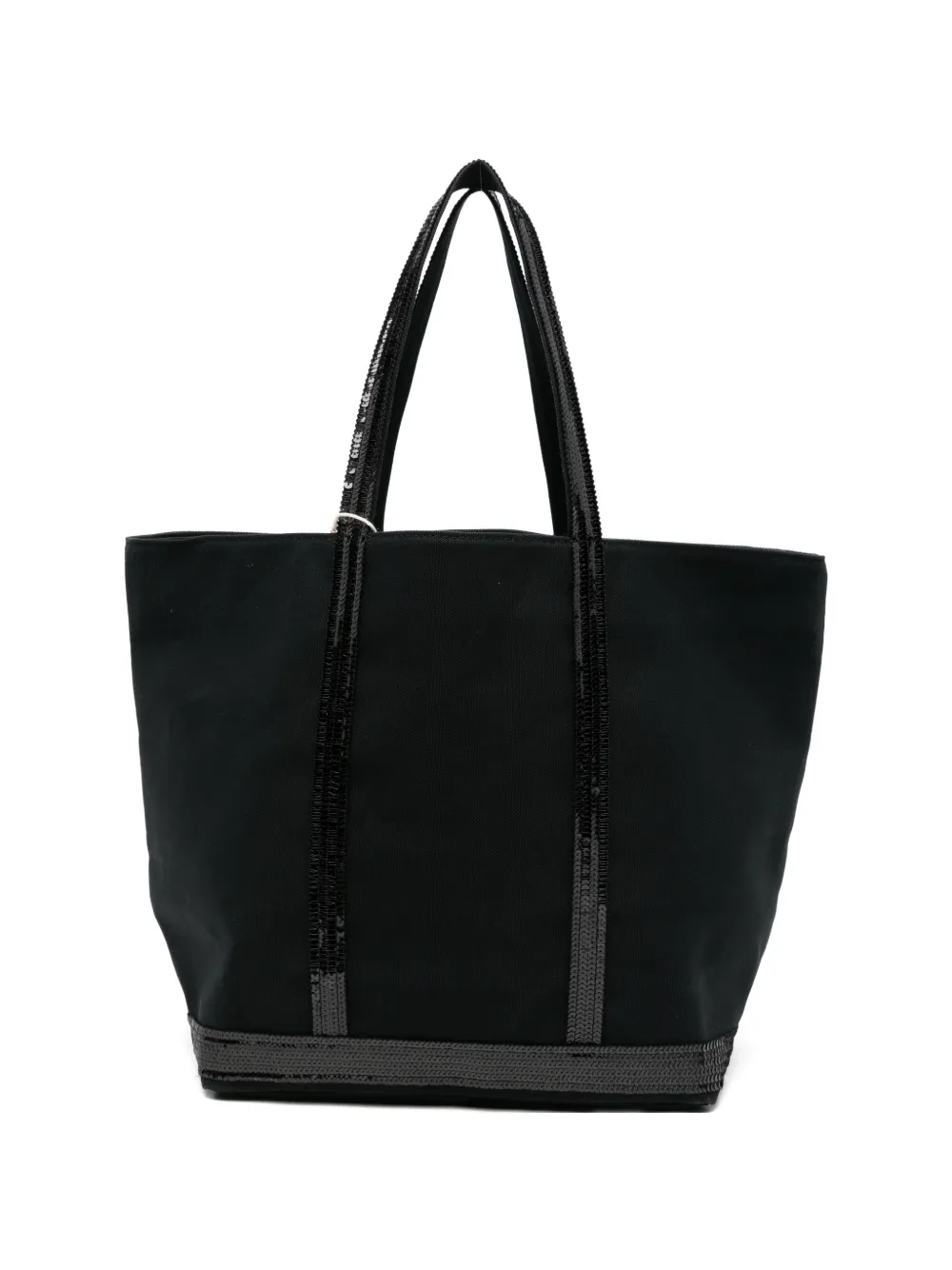 Vanessa Bruno large Cabas sequin-embellished tote bag - Nero