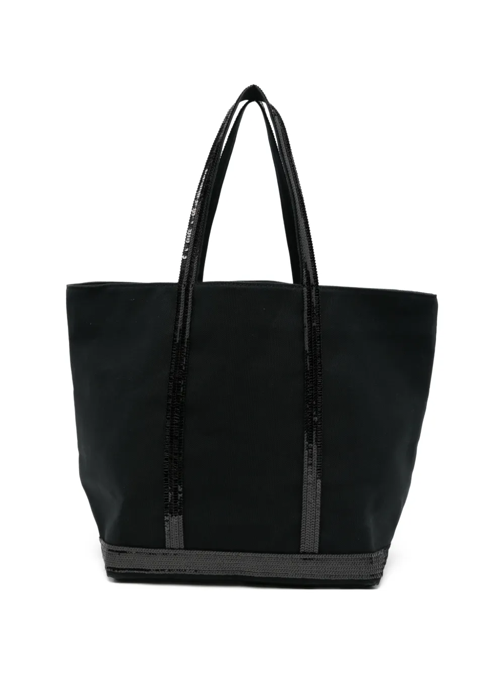 Vanessa Bruno large Cabas sequin-embellished tote bag - Nero