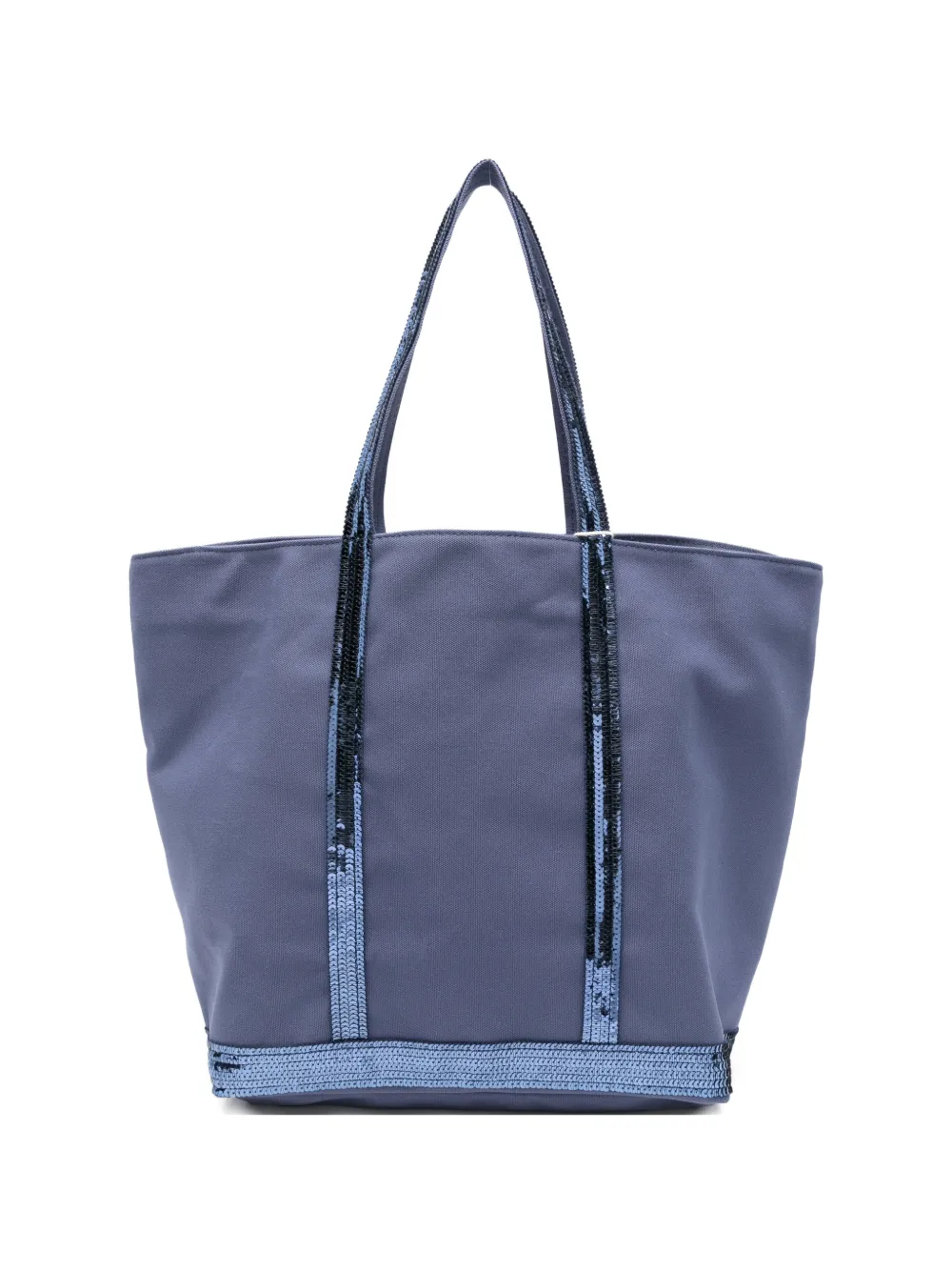 Vanessa Bruno Large Cabas Sequin-embellished Tote Bag In Blue