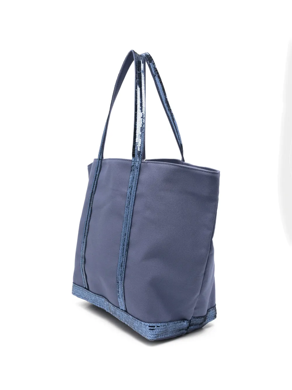  Vanessa Bruno Large Cabas Sequin-embellished Tote Bag - Blue 