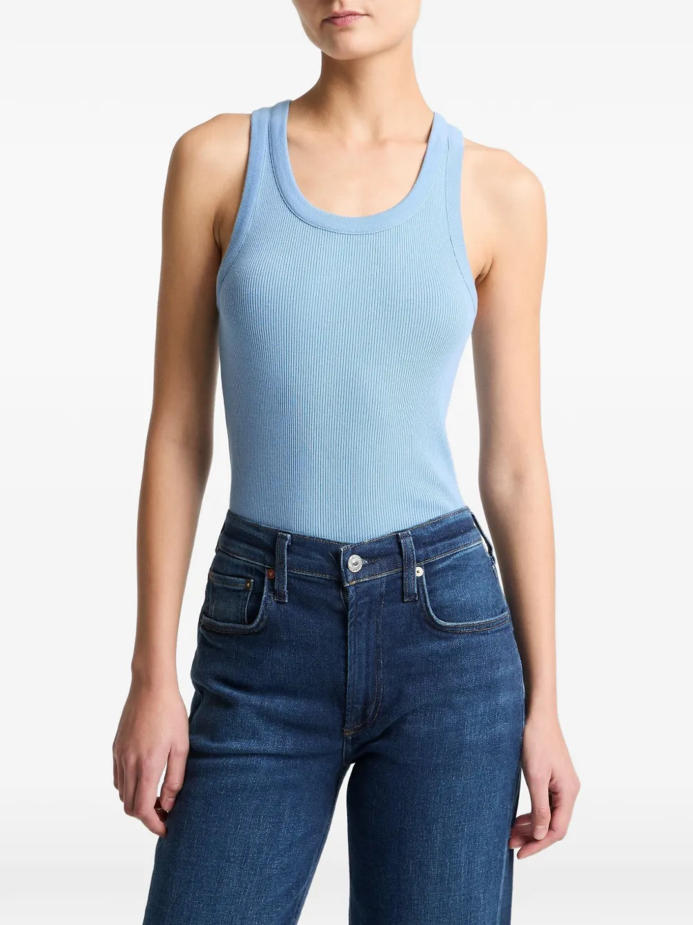 Vince scoop-neck tank top - Blu