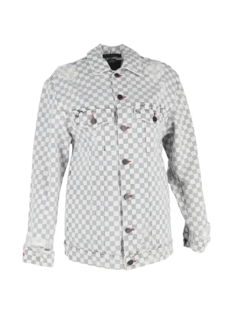 Pre-Owned Alexander Wang Giacca denim a quadri