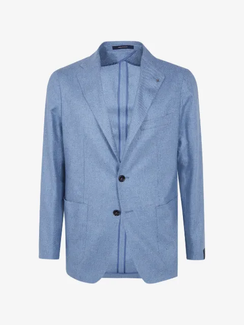 Tagliatore sidenblazer med knäppning