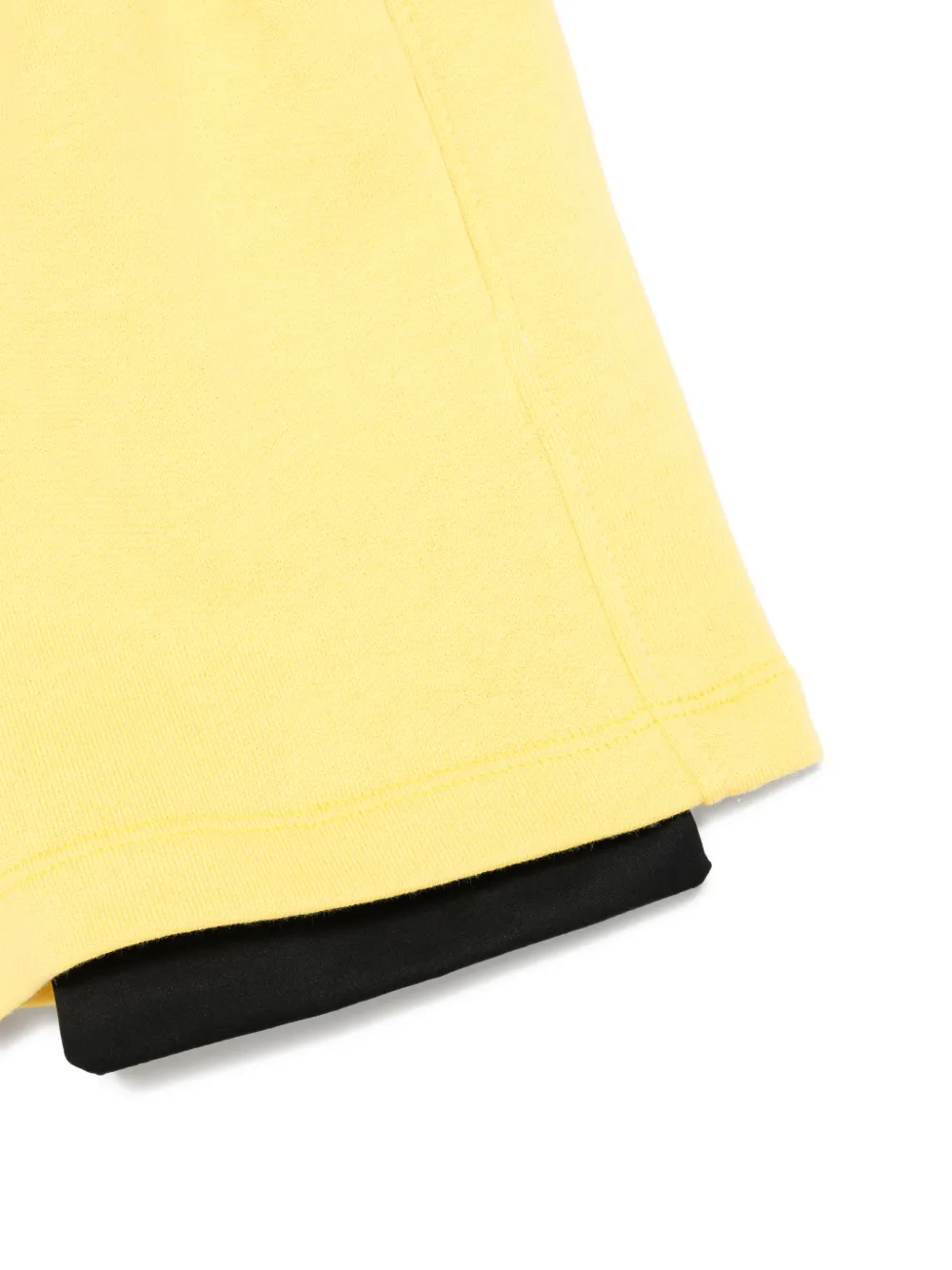  Msgm Kids Drawstring Shorts - Yellow 