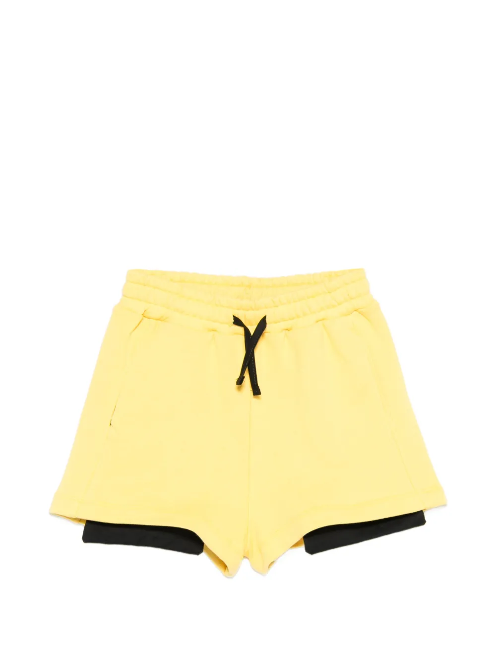 MSGM Kids drawstring shorts - Giallo
