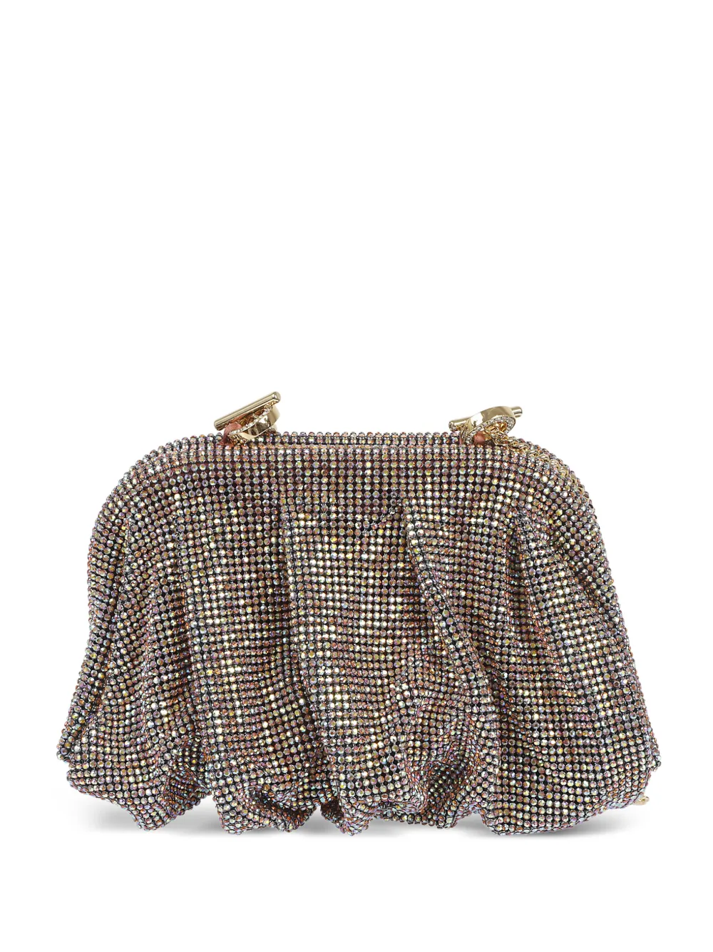 Benedetta Bruzziches ruffled embellished bag - Oro