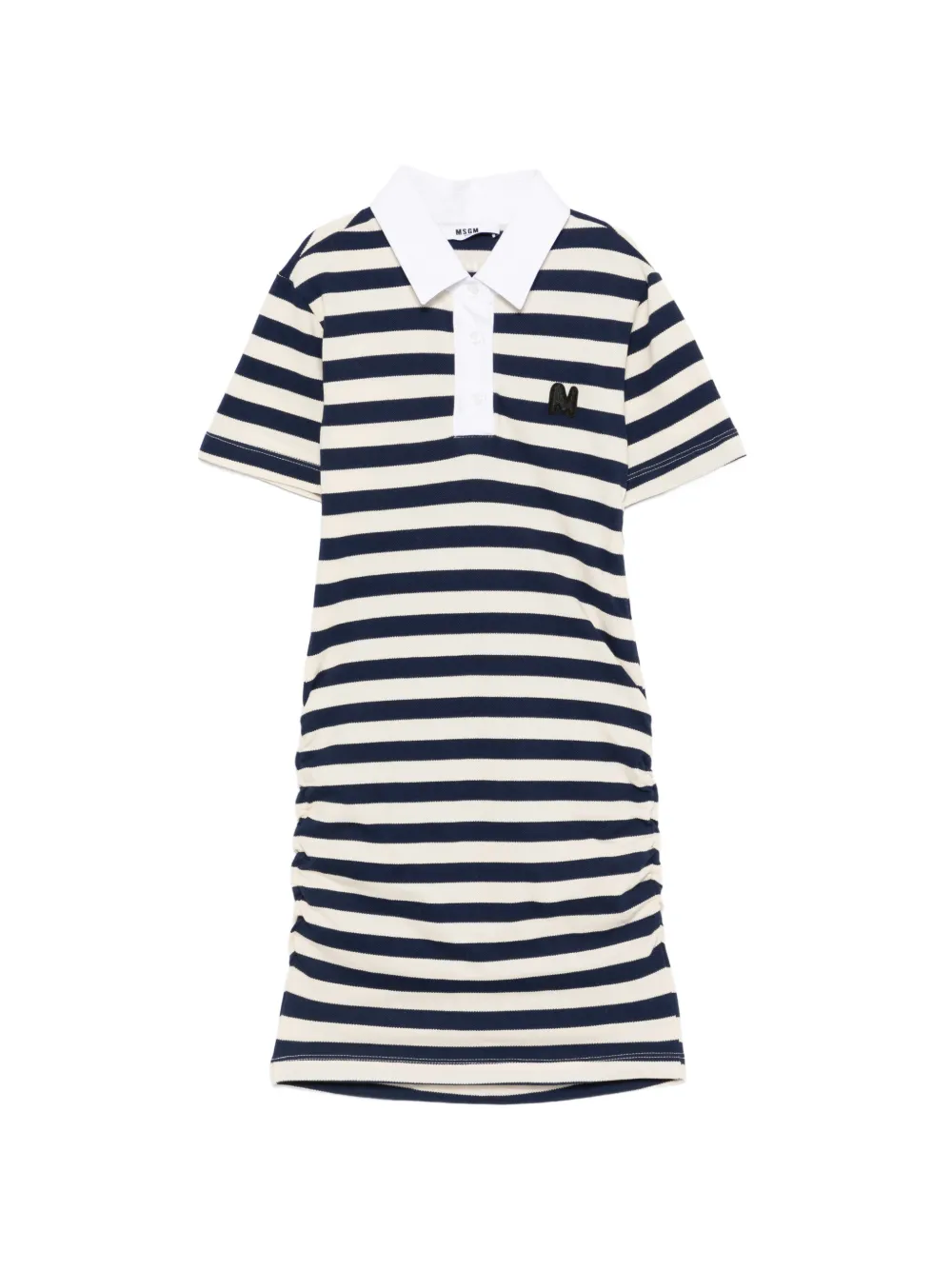 MSGM Kids striped dress - Blu