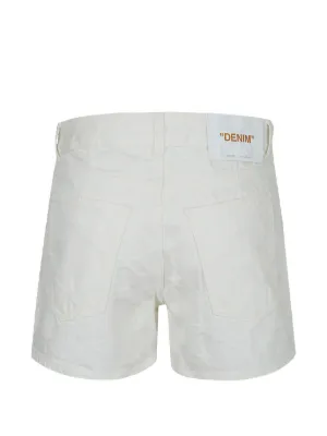 OFF-WHITE DENIM デニム ショーツ オフホワイト Off-White Jean Shorts for Women | Denim Shorts | FARFETCH US