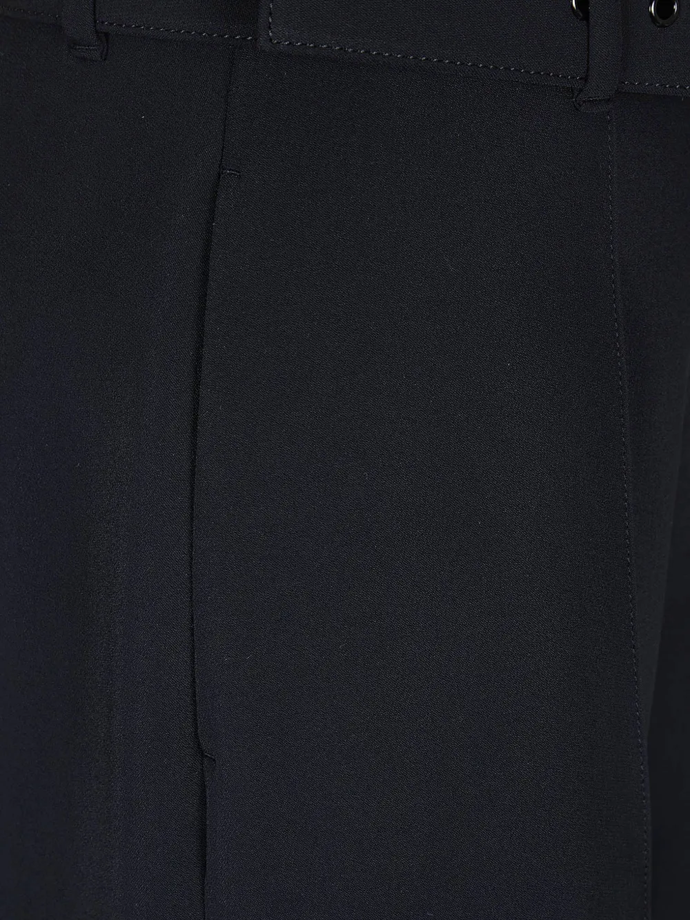 Ermanno Scervino Broek met ceintuur Zwart