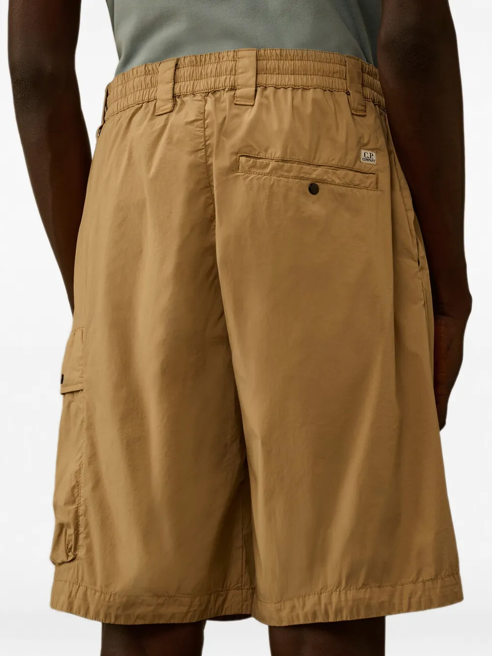 C.P. Company 50 Fili Lens cargo shorts Beige