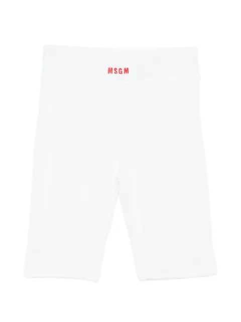 MSGM Kids Shorts mit Logo-Stickerei
