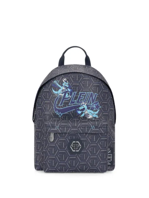 Philipp Plein backpack Space Dragons monogram 