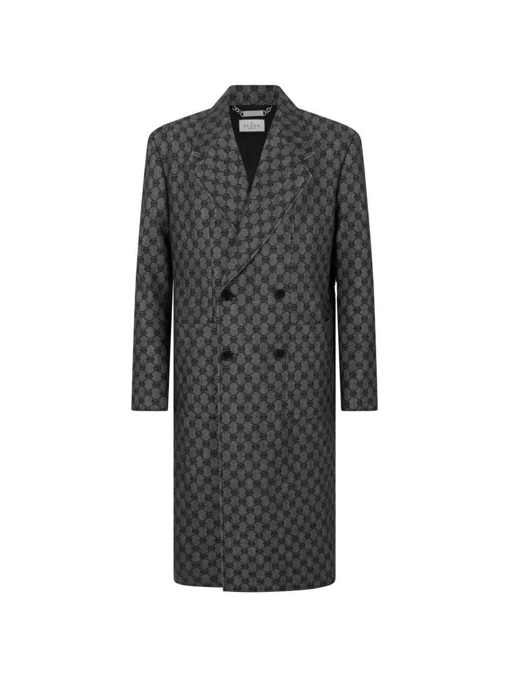 Philipp Plein Jas met monogram jacquard Grijs
