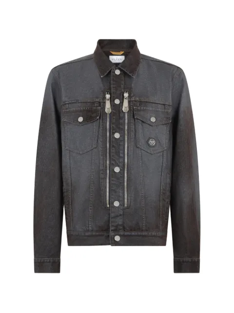 Philipp Plein zip-detail denim jacket