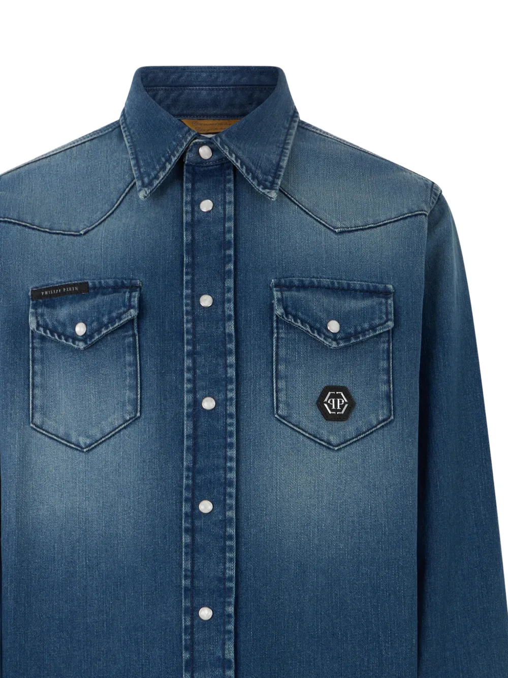 Philipp Plein Overhemd met knopen Blauw