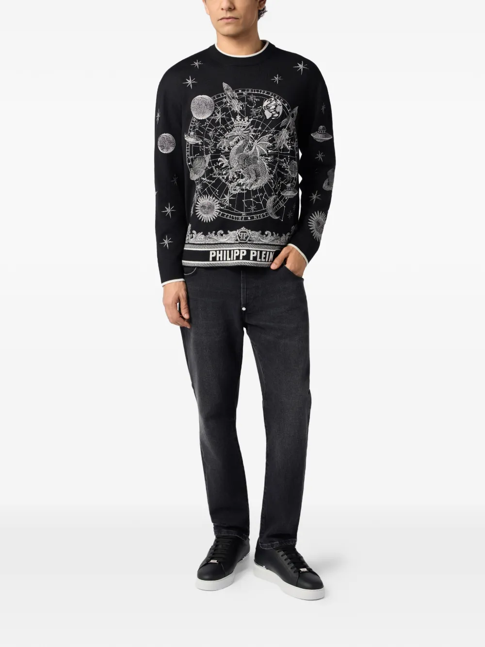 Philipp Plein Skinny jeans Zwart