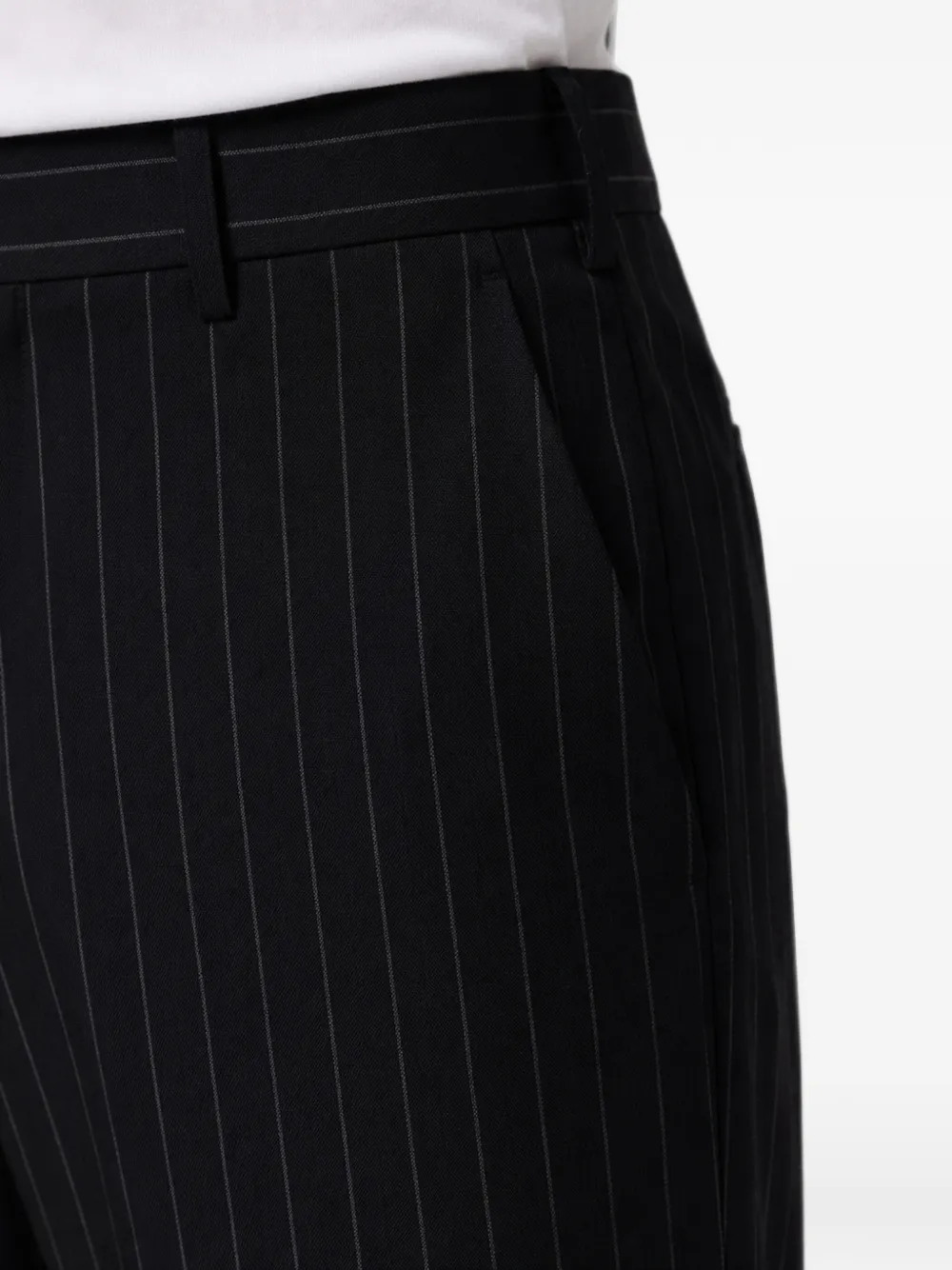 Philipp Plein Broek met krijtstreep Zwart