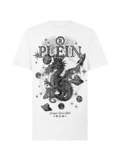 Philipp Plein T-shirt med rhinsten-udsmykning