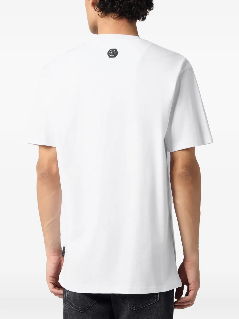 Philipp Plein T-shirt met stras Wit