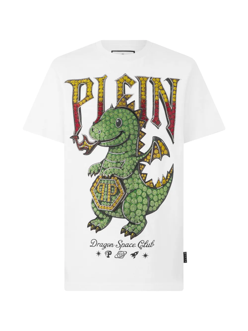 Philipp Plein Dragon Stones T-shirt Wit