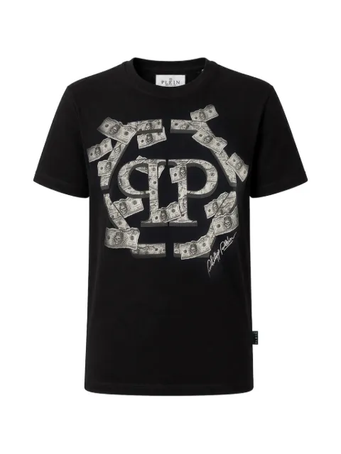 Philipp Plein round neck T-Shirt Dollar Hexagon