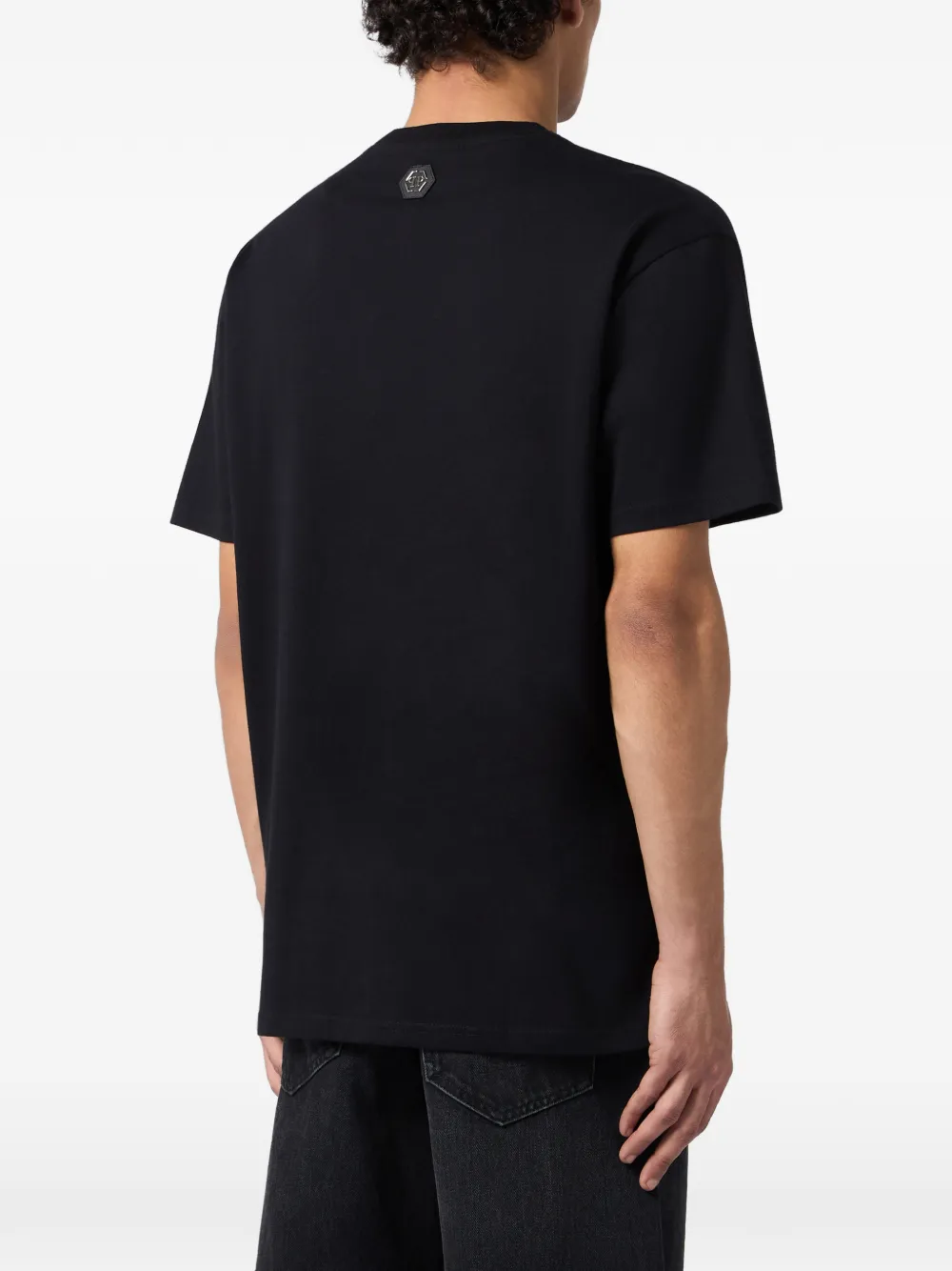 Philipp Plein Dollar Signature T-shirt Zwart