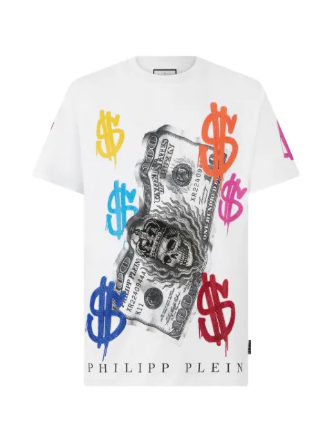 Philipp Plein Dollar Logo t-shirt