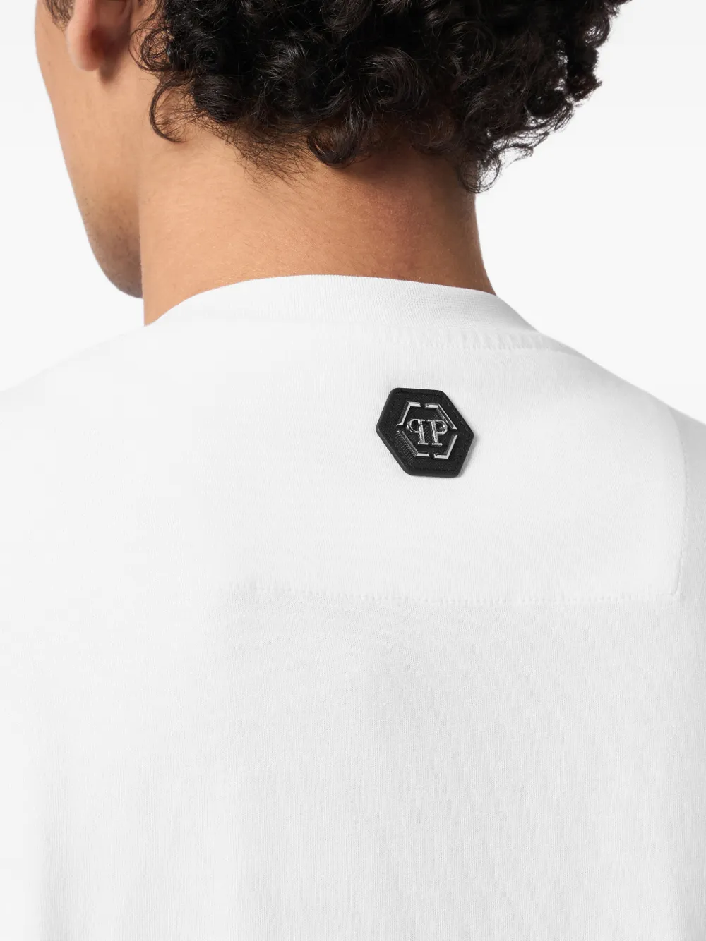 Philipp Plein T-shirt met logoprint Wit