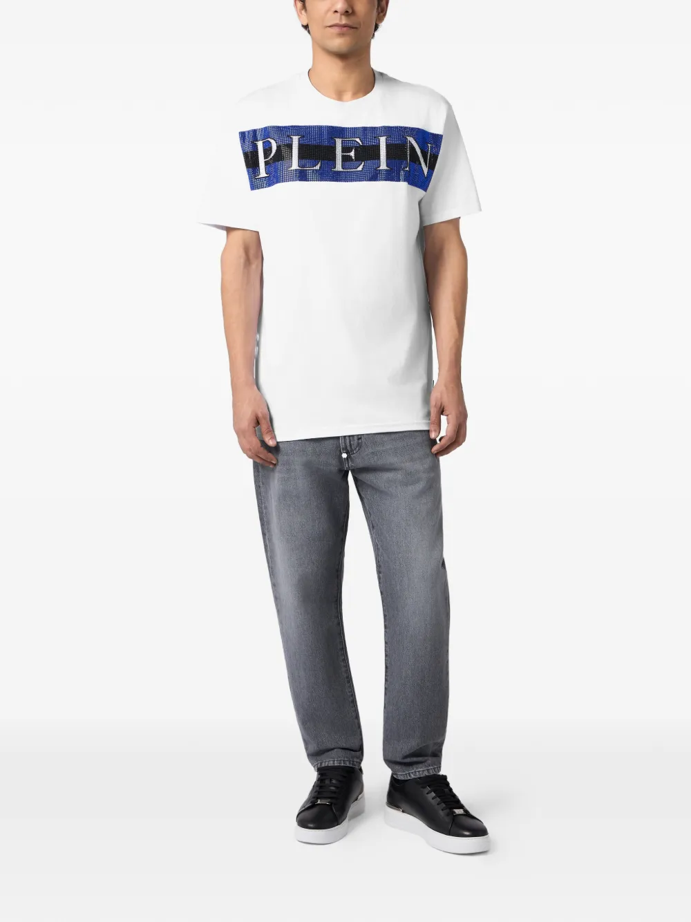 Philipp Plein T-shirt met logoprint Wit