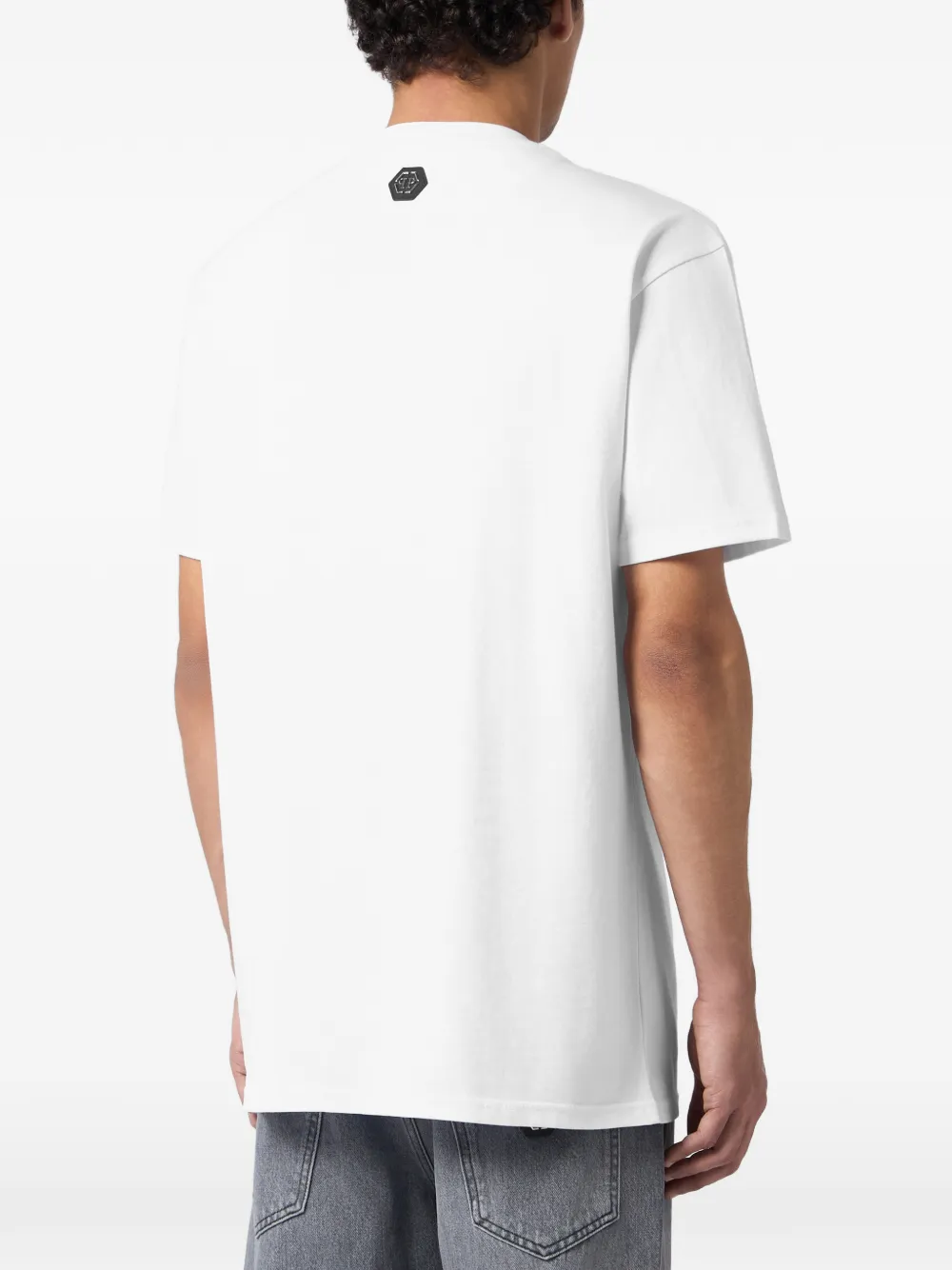 Philipp Plein T-shirt met logoprint Wit