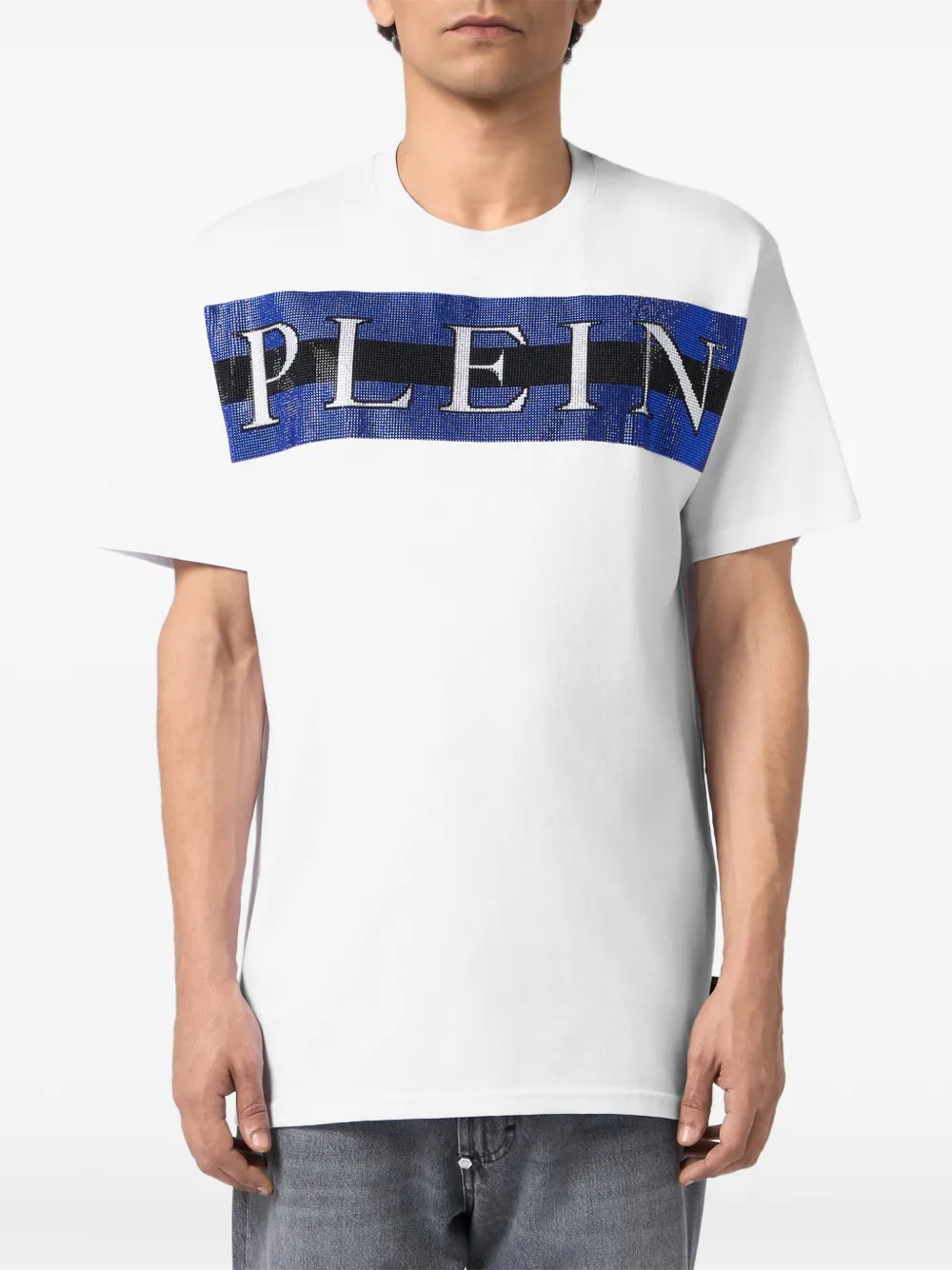 Philipp Plein T-shirt met logoprint Wit